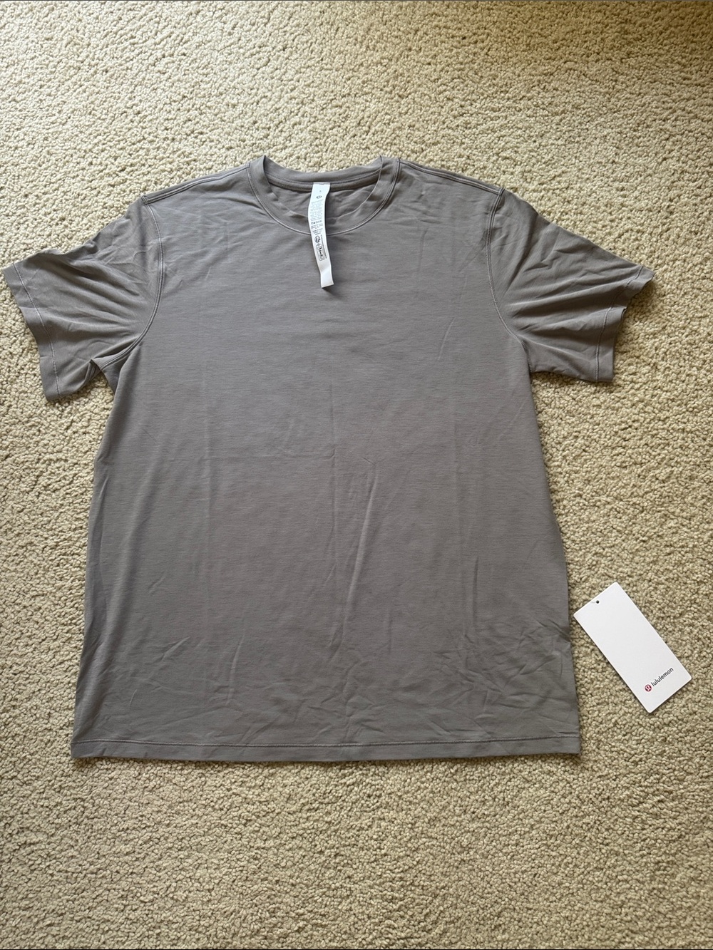 Lululemon Jersey Training Short Sleeve Shirt Warms Ash Gray